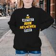 Women's Best Book Reviewer Critic Job Occupation Youth Crewneck Sweatshirt