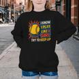 Women's Girls Softball Play Like A Girl Comic Book Pop Art Youth Crewneck Sweatshirt Women's Girls Softball Play Like A Girl Comic Book Pop Art Youth Crewneck Sweatshirt