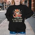 In World Of Bookworms Be Book Dragon Cute Women Kids Men Youth Crewneck Sweatshirt In World Of Bookworms Be Book Dragon Cute Women Kids Men Youth Crewneck Sweatshirt