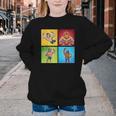 Wrestling Comic Book Wrestler Mexican Lucha Libre Mask Youth Crewneck Sweatshirt