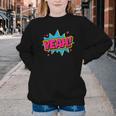 Yeah Comic Comic Book Graphic Youth Crewneck Sweatshirt