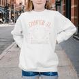 37th Birthday Women Book Lovers Chapter 37 Its My Birthday Youth Crewneck Sweatshirt