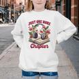Audiobook Lover Bookish Headphones Just One More Chapter Youth Crewneck Sweatshirt