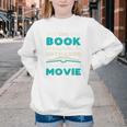 The Book Was Better Than The Movie Literary Library Bookworm Premium Tri-Blend Youth Crewneck Sweatshirt The Book Was Better Than The Movie Literary Library Bookworm Premium Tri-Blend Youth Crewneck Sweatshirt