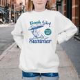 Book Girl Summer Bookish Beach Youth Crewneck Sweatshirt