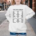 The Books Of The Bible Old And New Testament Complete List Youth Crewneck Sweatshirt