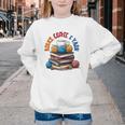 “Books Coffee & Yarn Enthusiast Cozy Reader Youth Crewneck Sweatshirt