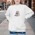 Books The Original Handheld Device Book Librarian Premium Youth Crewneck Sweatshirt