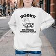 Books The Original Handheld Device Book Lover Youth Crewneck Sweatshirt