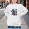 Bookworm Please I'm A Book Dragon Blue Dragon Youth Crewneck Sweatshirt