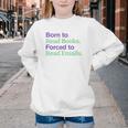 Born To Read Books Forced To Read Emails Apparel Youth Crewneck Sweatshirt