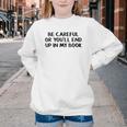Be Careful Or You’Ll End Up In My Book Youth Crewneck Sweatshirt