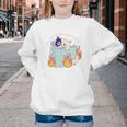 Cat Reading a Romance BookI Like My Books Extra Spicy Youth Crewneck Sweatshirt