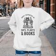 Cats Plants And Books Shirt Plant Lover Gardening Youth Crewneck Sweatshirt Cats Plants And Books Shirt Plant Lover Gardening Youth Crewneck Sweatshirt