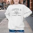 Chapter 30 A Literary Milestone 30th Birthday Book Lover Youth Crewneck Sweatshirt
