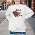 Christian Quote Holy Bible Crack This Book Not Drugs Youth Crewneck Sweatshirt