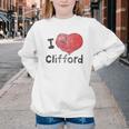 Clifford The Big Red Dog I Heart Clifford Childrens Books Youth Crewneck Sweatshirt Clifford The Big Red Dog I Heart Clifford Childrens Books Youth Crewneck Sweatshirt