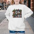 Cosy Sloth In Bookshelf With Plants Youth Crewneck Sweatshirt