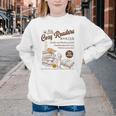 Cozy Girl Book Club Cozy Readers Book Club Youth Crewneck Sweatshirt