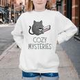 Cozy Mysteries Coffee And Novel For Book Lovers Youth Crewneck Sweatshirt