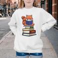 Cute Kawaii Kids Reading Books Glasses Red Panda Lover Youth Crewneck Sweatshirt Cute Kawaii Kids Reading Books Glasses Red Panda Lover Youth Crewneck Sweatshirt