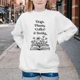 Dogs Plants Coffee Books Book Lover Dog Lover Reading Youth Crewneck Sweatshirt Dogs Plants Coffee Books Book Lover Dog Lover Reading Youth Crewneck Sweatshirt