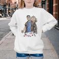 Dungeon Crawler Carl Sketchbook Princess Donut And Carl Book Youth Crewneck Sweatshirt Dungeon Crawler Carl Sketchbook Princess Donut And Carl Book Youth Crewneck Sweatshirt