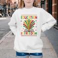 Education Is Freedom Books Lover History Month Youth Crewneck Sweatshirt Education Is Freedom Books Lover History Month Youth Crewneck Sweatshirt