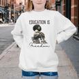 Education Is Freedom Teacher Women Books Black History Youth Crewneck Sweatshirt Education Is Freedom Teacher Women Books Black History Youth Crewneck Sweatshirt