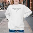 Emotionally Recovering From a Book Subtle Book Lover Youth Crewneck Sweatshirt