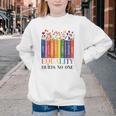 Equality Hurts No One LGBTQ Pride Books And Flowers Youth Crewneck Sweatshirt Equality Hurts No One LGBTQ Pride Books And Flowers Youth Crewneck Sweatshirt