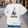 But First Kafka Coffee For Literature & Book Lovers Youth Crewneck Sweatshirt But First Kafka Coffee For Literature & Book Lovers Youth Crewneck Sweatshirt