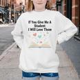 If You Give Me A Student I Will Love Them Book Magic Youth Crewneck Sweatshirt