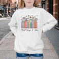 God Says I Am Floral Book Cute Christian Girl Teen Religious Youth Crewneck Sweatshirt God Says I Am Floral Book Cute Christian Girl Teen Religious Youth Crewneck Sweatshirt