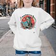 Grim Reaper Reads a Book Youth Crewneck Sweatshirt