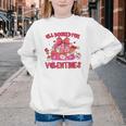 Groovy All Booked For Valentines Books Pink Coquette Bow Youth Crewneck Sweatshirt Groovy All Booked For Valentines Books Pink Coquette Bow Youth Crewneck Sweatshirt