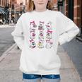 Halloween Pink Ghost Read More Books Spooky Boo Teacher Kids Youth Crewneck Sweatshirt