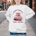 Where Hearts Groovy Meet Stories Coffee Books Valentines Day Youth Crewneck Sweatshirt Where Hearts Groovy Meet Stories Coffee Books Valentines Day Youth Crewneck Sweatshirt