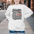 Imagine Being Afraid Of Drag Queens And Books Youth Crewneck Sweatshirt