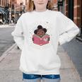 Just A Girl Who Loves Books Cute African American Afro Youth Crewneck Sweatshirt Just A Girl Who Loves Books Cute African American Afro Youth Crewneck Sweatshirt