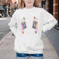 Just a Girl Who Loves Books Lover Reading Library Librarian Youth Crewneck Sweatshirt