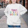 Just a Girl Who Loves Books Reader Girls Bookish Women Youth Crewneck Sweatshirt Just a Girl Who Loves Books Reader Girls Bookish Women Youth Crewneck Sweatshirt