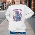 Just a Girl Who Loves Dragons And Books Youth Crewneck Sweatshirt