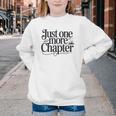 Just One More Chapter Book Lover Quote Reading Youth Crewneck Sweatshirt Just One More Chapter Book Lover Quote Reading Youth Crewneck Sweatshirt