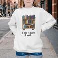 Librarian Book Return Cart This Is How I Roll Youth Crewneck Sweatshirt Librarian Book Return Cart This Is How I Roll Youth Crewneck Sweatshirt