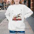 Murder Mystery And a Cup Of Tea Book Humor Youth Crewneck Sweatshirt