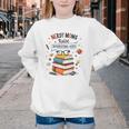Nerdy Moms Raise Interesting Kids Books Science Youth Crewneck Sweatshirt