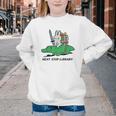 Next Stop Library Reading Book Youth Crewneck Sweatshirt Next Stop Library Reading Book Youth Crewneck Sweatshirt