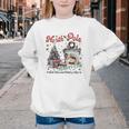 North Pole Book Club Book Lover Bookish Bookworm Christmas Youth Crewneck Sweatshirt