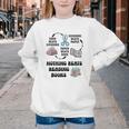 Nothing Beats Reading Rock Paper Scissors Reader Book Lover Youth Crewneck Sweatshirt